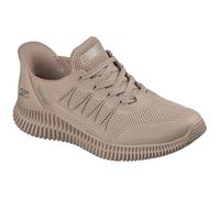 Skechers Baskets Bobs GEO Lite pour Femme, Brun Clair, 37 EU, Peau, 37 EU