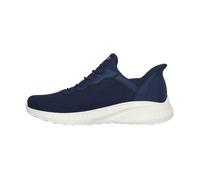 Baskets Skechers Bobs Squad Chaos - Homme - Bleu - Light grey durabuck/mesh - SKECHERS - Droit 43