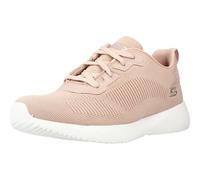 Skechers Baskets BOBS SPORT SQUAD-TOUGH TALK Femme Beige Lacets Mémoire de forme 40