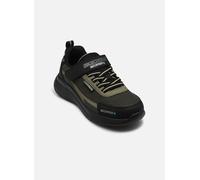 Skechers Bounder 2.0 Aqua Pace Baskets pour garçon Synthétique/Textile/Bordure argentée Noir/Olive Pointure 46