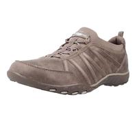 Baskets SKECHERS BREATHE-EASY - Marron - Femme - Lacets - Plat 35