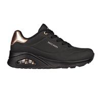 Skechers Chaussures Femme Uno Golden Air – Noir Doré – Taille 38,5