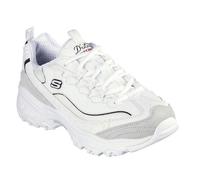 Baskets - SKECHERS - D'Lites - Femme - Blanc - Cuir 40
