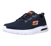 Skechers Homme Dyna-air Baskets, Bleu Navy Mesh Trim Nvy, 44 EU