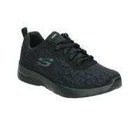 Skechers Baskets Dynamight 2 Homespun Femme Noir Textile Vegan Lacets Taille 39