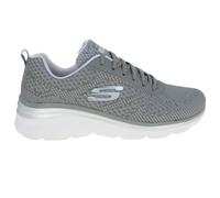 Baskets Skechers Fashion Fit - Bold Boundaries 12719-GYLV - Femme - Gris - Textile - Plat - Lacets 40