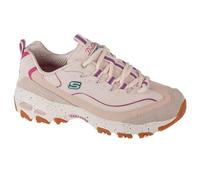 SKECHERS Baskets basses 'D'LITES' crème / mastic / vert / rose, Taille 38