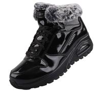 Baskets Skechers Femme Noir - SKECHERS - 168126-BBK - Lacets - Compensé - Synthétique 38