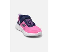 Skechers Fille Go Run 400 V6 Basket, Bleu Marine, Rose Vif, 1.5 UK Child