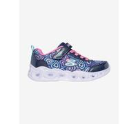 Baskets Skechers HEART LIGHTS - BOOGIE LOVE bleu foncé rose fille - 33