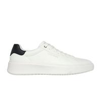Skechers Baskets Homme Court Break Suit Duraleather Blanc 42,5 EU