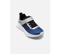 Skechers Garçon MICROSPEC Velocity Sneaker, Navy, 28 EU