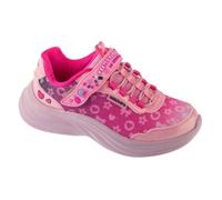 Skechers Baskets Power Jams 2.0 Fille Rose/Multi Fermeture Scratch Amorti et adhérence 33 EU