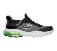 Skechers Boys Glisser sur, Charcoal Textile/Black Synthetic/Trim, 43 EU