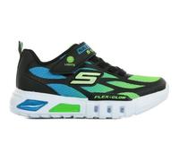 Baskets - Skechers - S Lights Flex Glow - Noir - Vert clair - Bleu 32