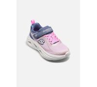 Skechers Baskets Enfant S-Lights Sola Glow 2.0 Dazzle Steps Largeur moyenne Gris/Rose Taille 28