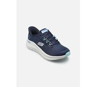 Skechers Femme Arch Fit 2.0 Fresh Pace Basket, Navy Mesh/Duraleather/Multi Trim, 37 EU