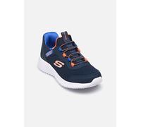 Skechers Baskets Bounder - Brisk Burst Slip-ins bleu marine orange enfant 30