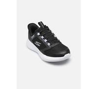 Skechers Fille Go Run 400 V2 Tetra Speed Slip-In ENTRAINEUSE, Black Synthetic/Textile, 27 EU