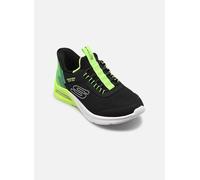 Baskets Skechers SLIP-INS Microspec Max - Brisk-Stripe pour Enfant 32 Noir