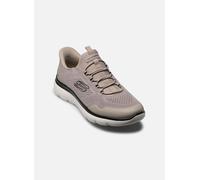 Skechers Slip-ins: Summits - Top Rate Chaussures Moyen Width en Taupe/Noir, Pointure 40, Vegan, Lavable en machine