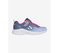 SKECHERS Baskets 'WAVE 92' bleu-gris / bleu clair / rose, Taille 27