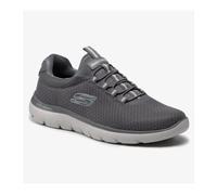Skechers Baskets Summits Homme Enfiler Respirantes Gris Taille 46