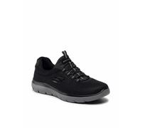 Skechers Homme Summits 52811 Espadrilles, Black Mesh/Charcoal Trim, 45 EU