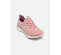 Skechers Baskets Femme Summits Top Player Rose en maille, bordure mauve Taille 41 EU