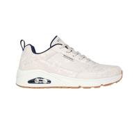 Skechers Baskets Homme Uno Alder Blanc Duraleather / Mesh Bleu Taille 44 EU