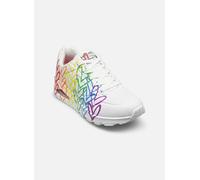 Baskets Skechers Uno - Full Of Love Goldcrown pour Femme 38 Blanc