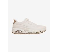 Skechers Baskets Uno Glide-Step Glide On Air Slip-Ins Blanc/Marron Femme 41