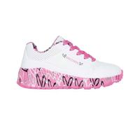Baskets basses enfant filles Skechers UNO LITE - LOVELY LUV Blanc 37