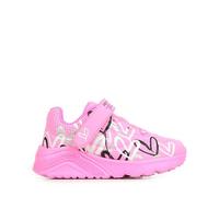 Skechers Baskets Uno Lite Love Levitate pour Fille, Bordure synthétique Rose Vif, 6 UK Child