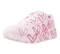 Skechers Baskets Uno Lite Spread The Love 314065LLPMT - Semelle Air-Cooled - Rose 33 EU