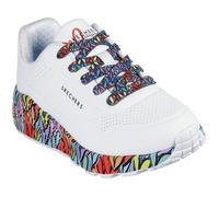 Skechers Fille Uno Lite Subtle Love Basket, Blanc, 5.5 UK Child