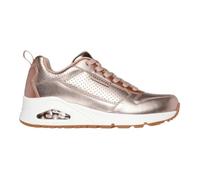 Baskets - SKECHERS - UNO METALLIXS - Or - Talon plat - Lacets - Mixte 38