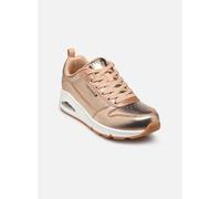 Baskets basses femmes Skechers UNO - METALLIXS Doré 38