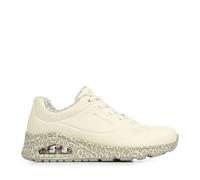 Skechers Baskets Uno-Safari Time pour Femme Blanc/Léopard Taille 41 EU
