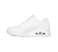 Baskets - SKECHERS - UNO-SPREAD THE LOVE - Blanc - Talon plat - Cuir velours nubuck 38