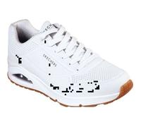 Baskets SKECHERS UNO STAND ON AIR blanches - lacets - adulte 45