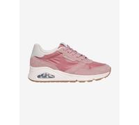 Baskets Skechers Uno Vintage Dayz rose blanc femme - 40