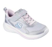 Skechers Baskets Wave 92 pour Fille, Gris Clair, Pointure 12,5 pour Petit Enfant