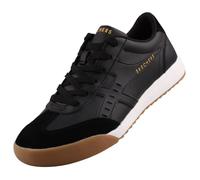 Skechers Homme Zinger Manzanilla Totale Baskets, Daim Duraleather Noir, 41 EU