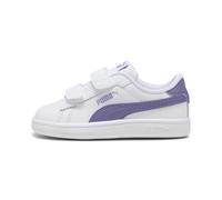 PUMA Baskets Smash 3.0 Leather V Bébé 25 White Lavender Alert Purple