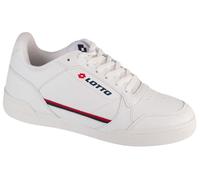Lotto, Chaussures Unisexes pour Adulte, Couleur Rouge/Blanc, 46 EU, Couleur : Rouge, Blanc., 46 EU
