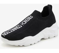 Baskets sneakers qui épousent parfaitement le pied grâce à la matière textile douce - French Connection - noir NOIR 40