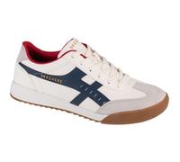 Skechers Baskets homme Zinger Manzanilla Totale largeur moyenne Blanc/Bleu marine 45