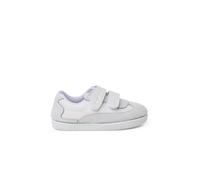 Baskets souples minimalistes talon coloré blanc 24