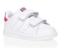 Baskets Stan Smith Bébé Fille - ADIDAS ORIGINALS - Blanc - Cuir - Lacets 25